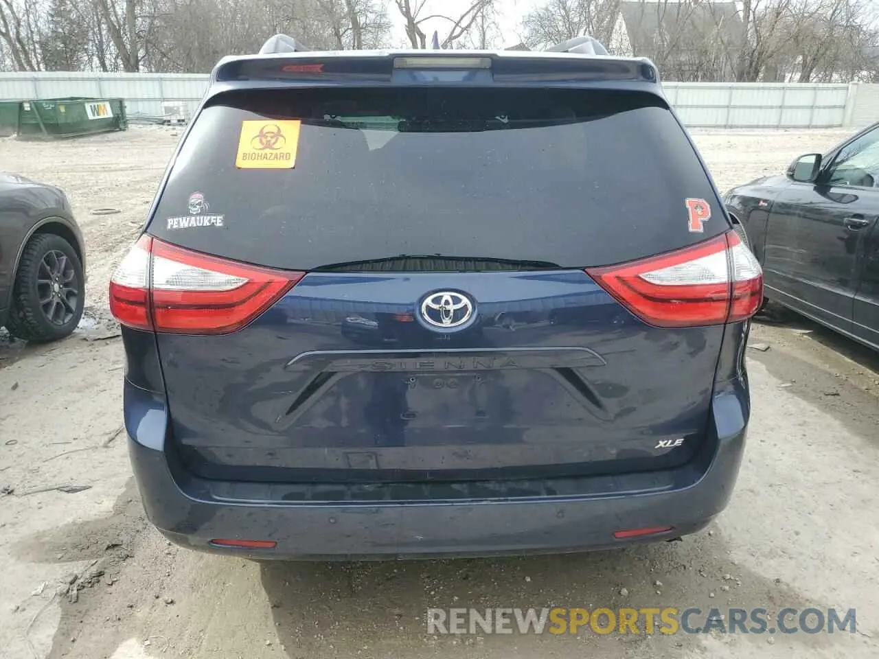 6 Photograph of a damaged car 5TDYZ3DC8KS020902 TOYOTA All Models 2019