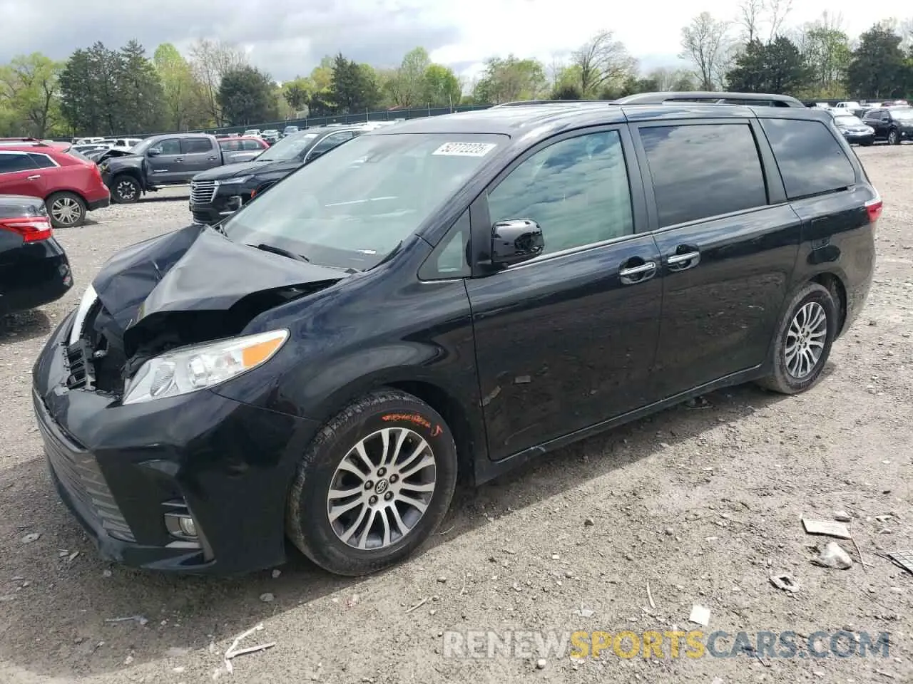 1 Photograph of a damaged car 5TDYZ3DC8KS978485 TOYOTA All Models 2019