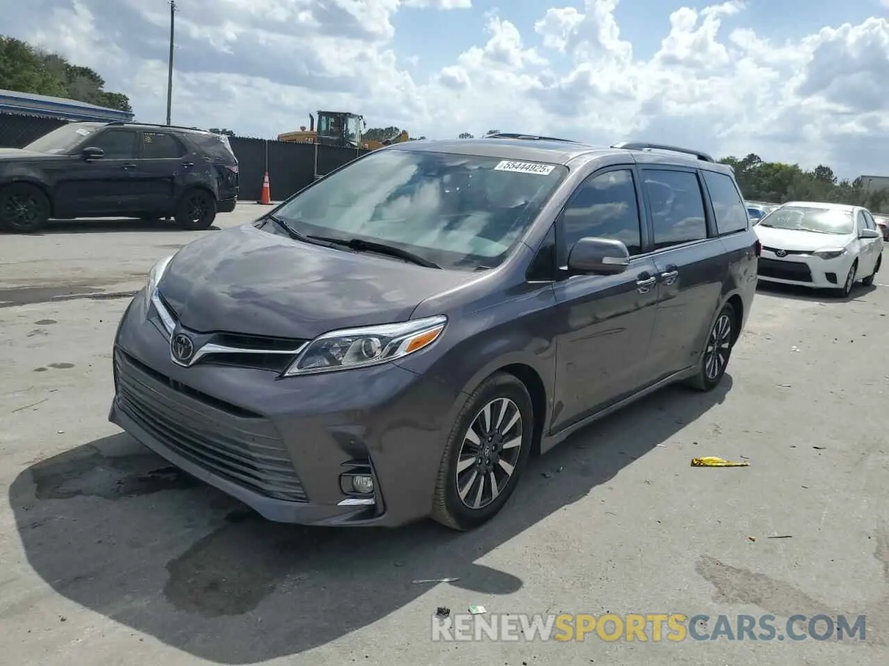 1 Photograph of a damaged car 5TDYZ3DC9KS976972 TOYOTA All Models 2019