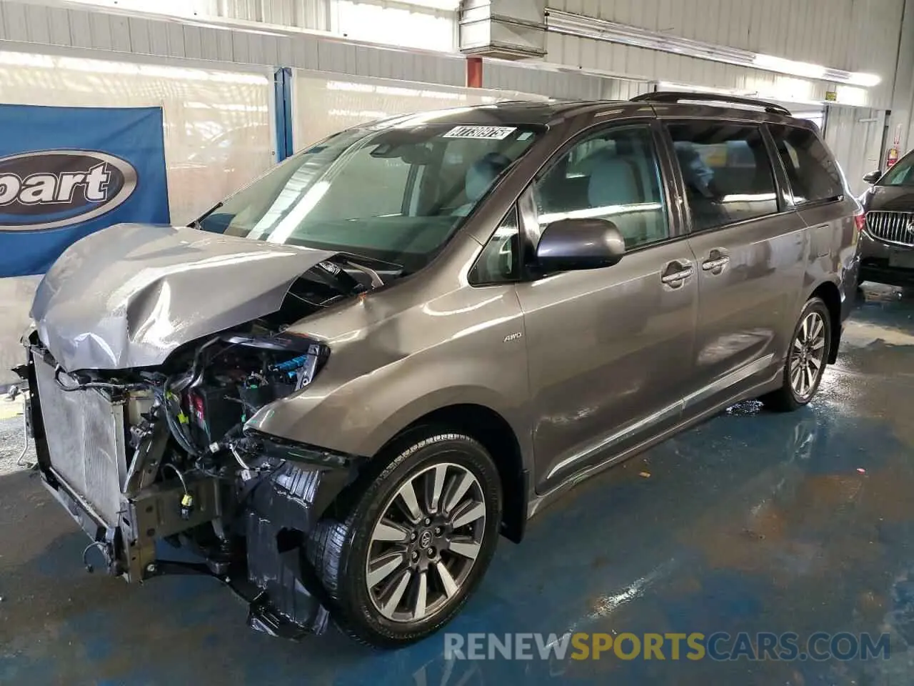 1 Photograph of a damaged car 5TDDZ3DC0LS239806 TOYOTA All Models 2020