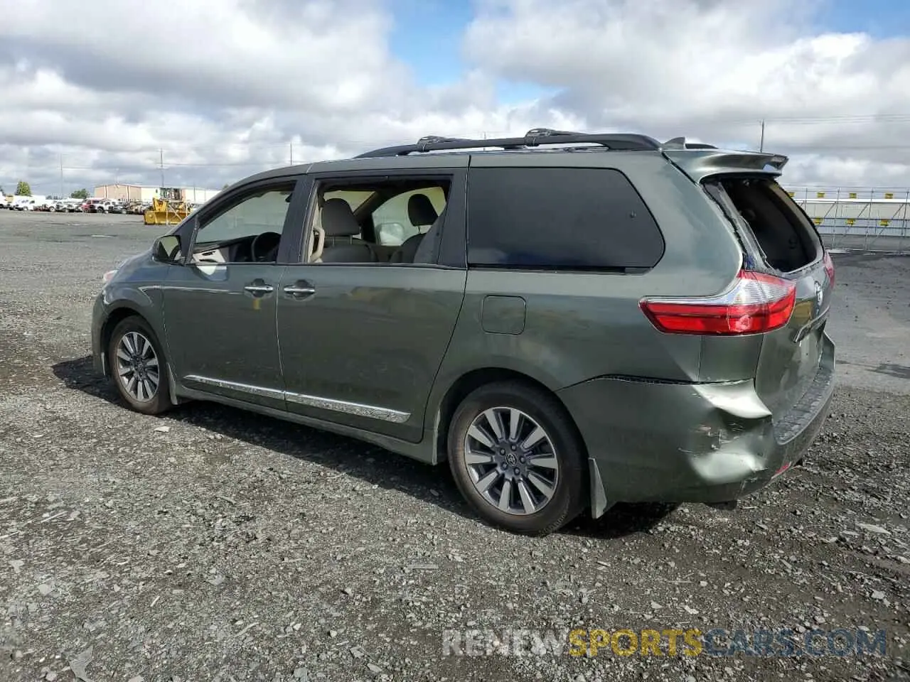 2 Photograph of a damaged car 5TDDZ3DC8LS248320 TOYOTA All Models 2020