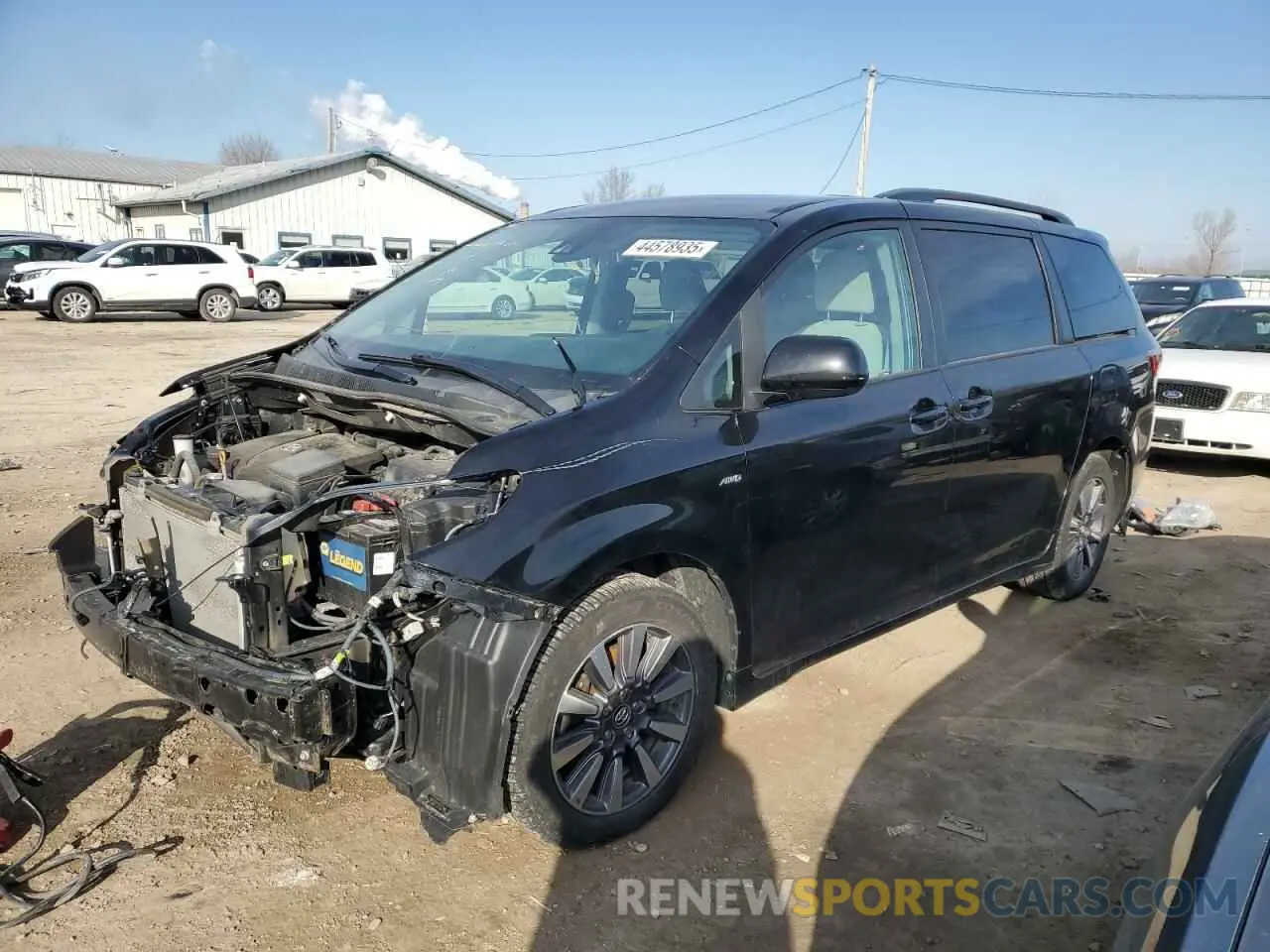 1 Photograph of a damaged car 5TDJZ3DC1LS240014 TOYOTA All Models 2020
