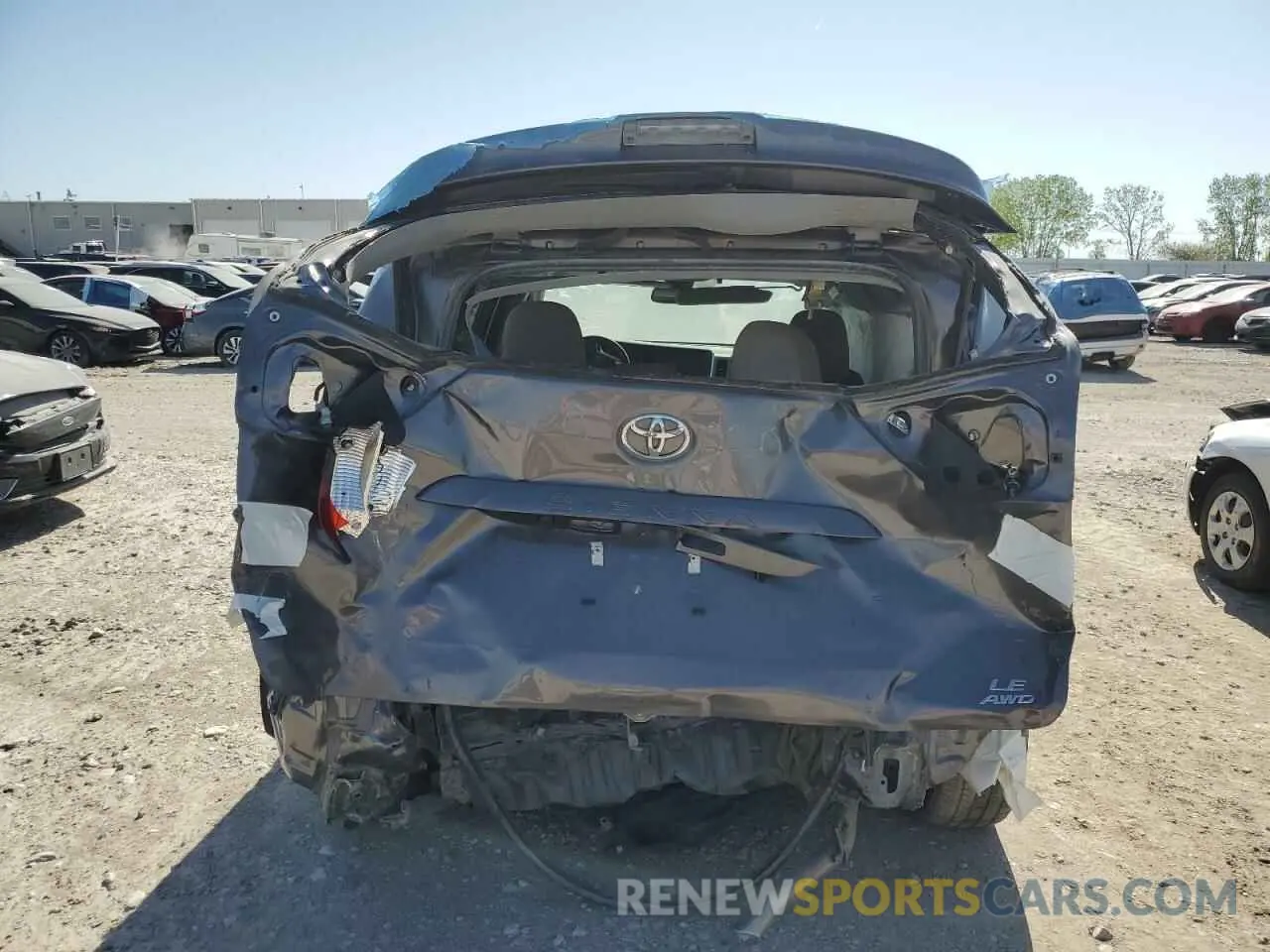 6 Photograph of a damaged car 5TDJZ3DC3LS234165 TOYOTA All Models 2020