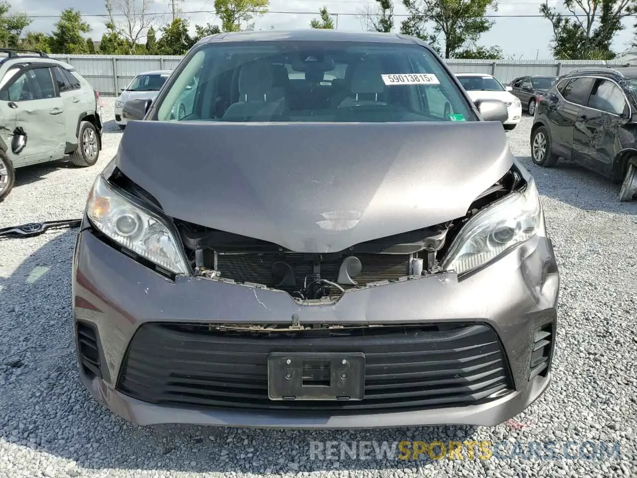 5 Photograph of a damaged car 5TDJZ3DC5LS241702 TOYOTA All Models 2020