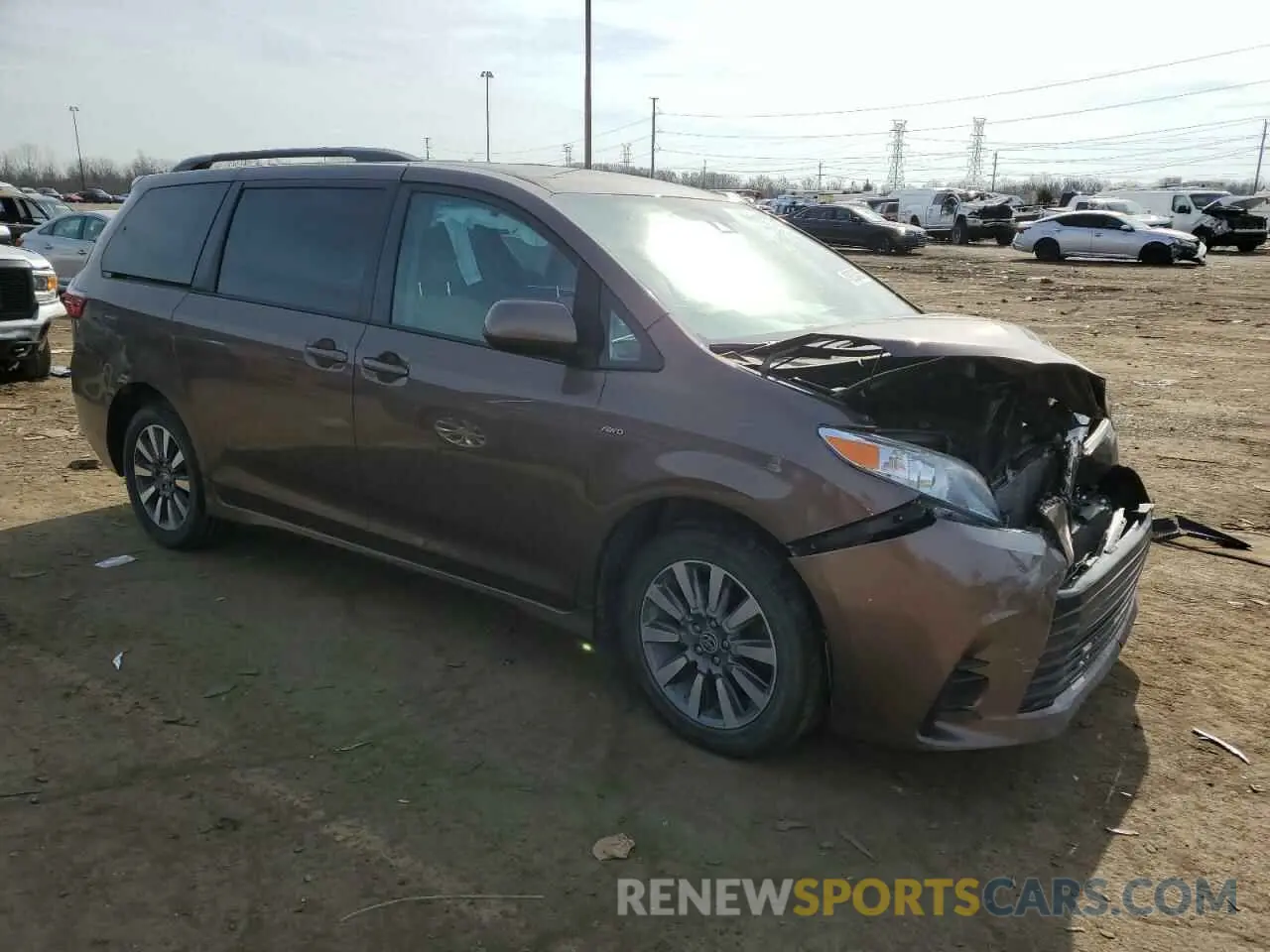 4 Photograph of a damaged car 5TDJZ3DCXLS244904 TOYOTA All Models 2020