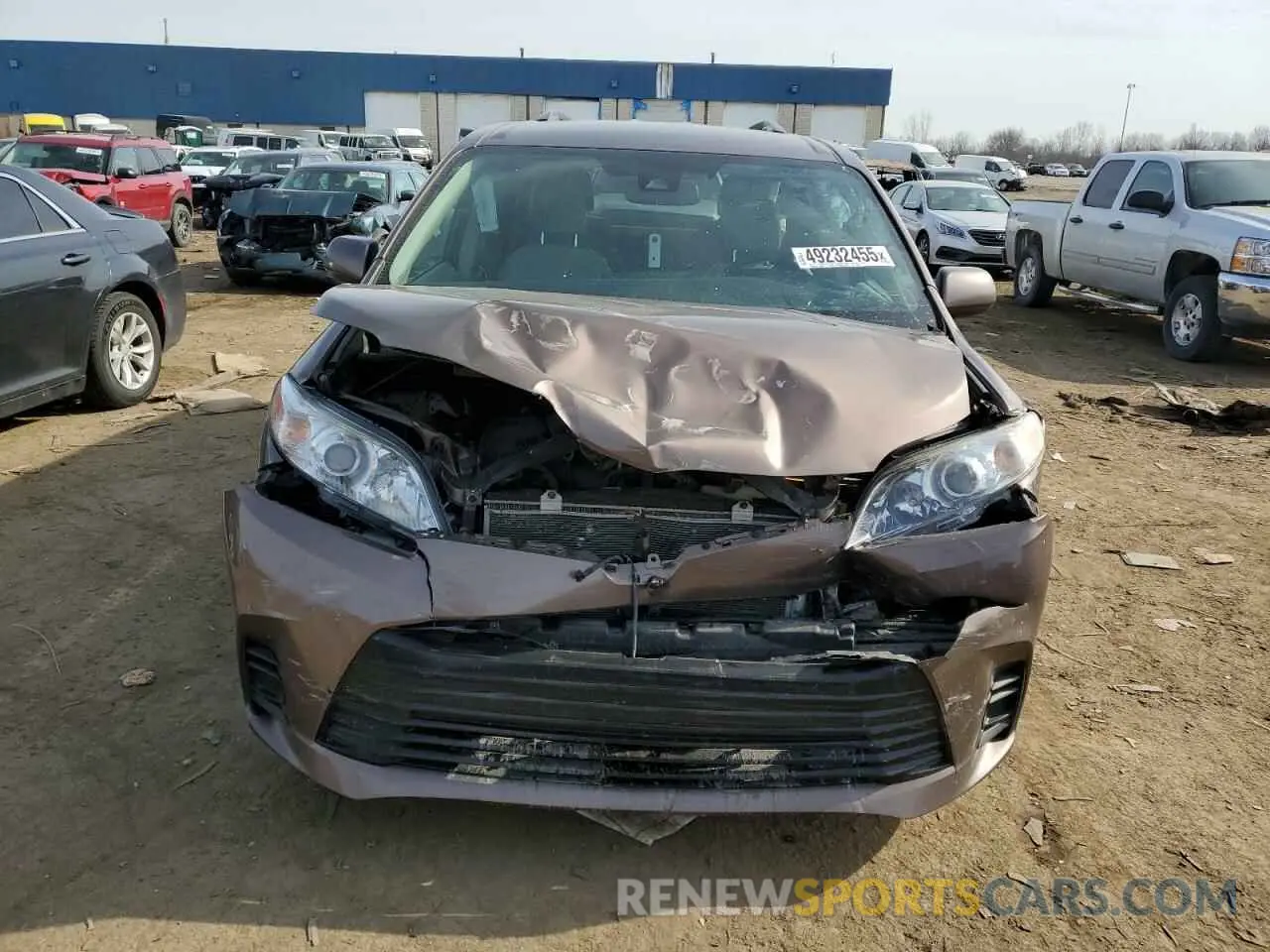 5 Photograph of a damaged car 5TDJZ3DCXLS244904 TOYOTA All Models 2020