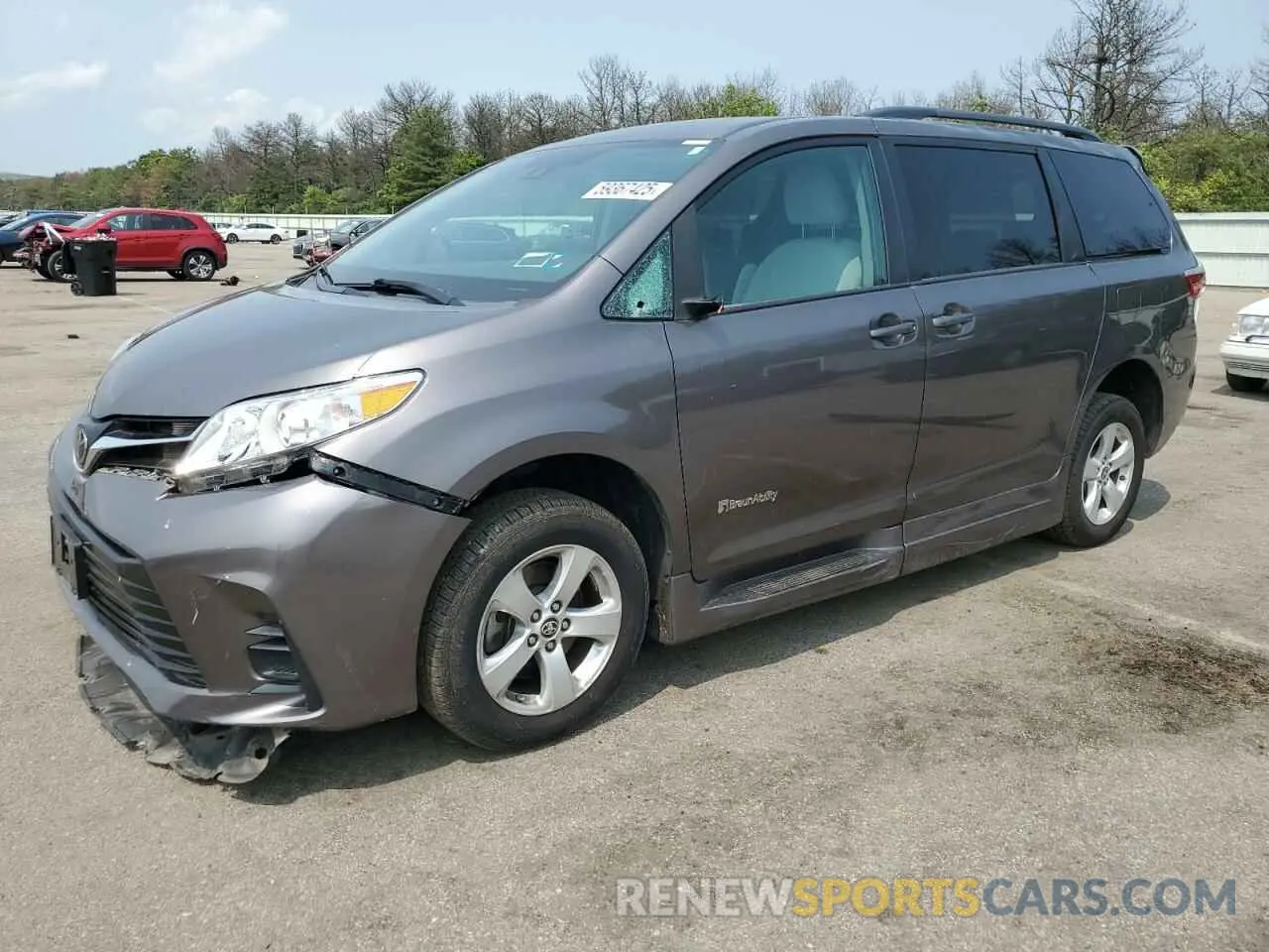 1 Photograph of a damaged car 5TDKZ3DC4LS083406 TOYOTA All Models 2020