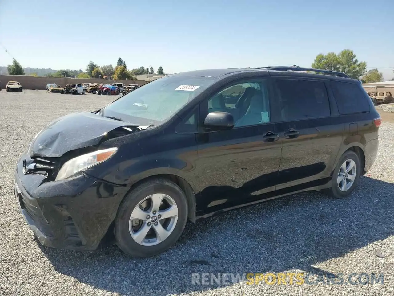 1 Photograph of a damaged car 5TDKZ3DC6LS049287 TOYOTA All Models 2020