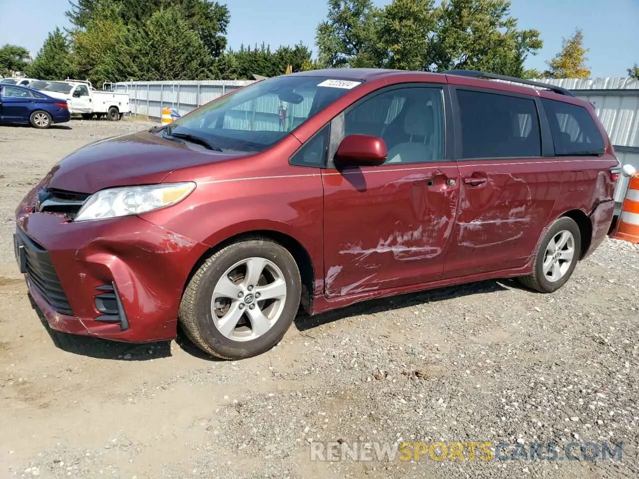 1 Photograph of a damaged car 5TDKZ3DC7LS051730 TOYOTA All Models 2020