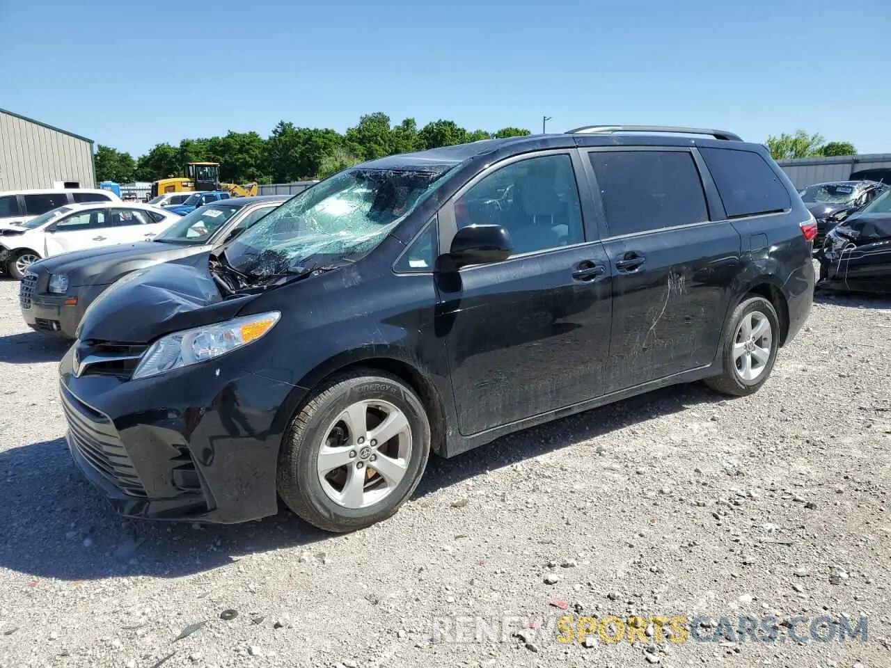 1 Photograph of a damaged car 5TDKZ3DC7LS060167 TOYOTA All Models 2020