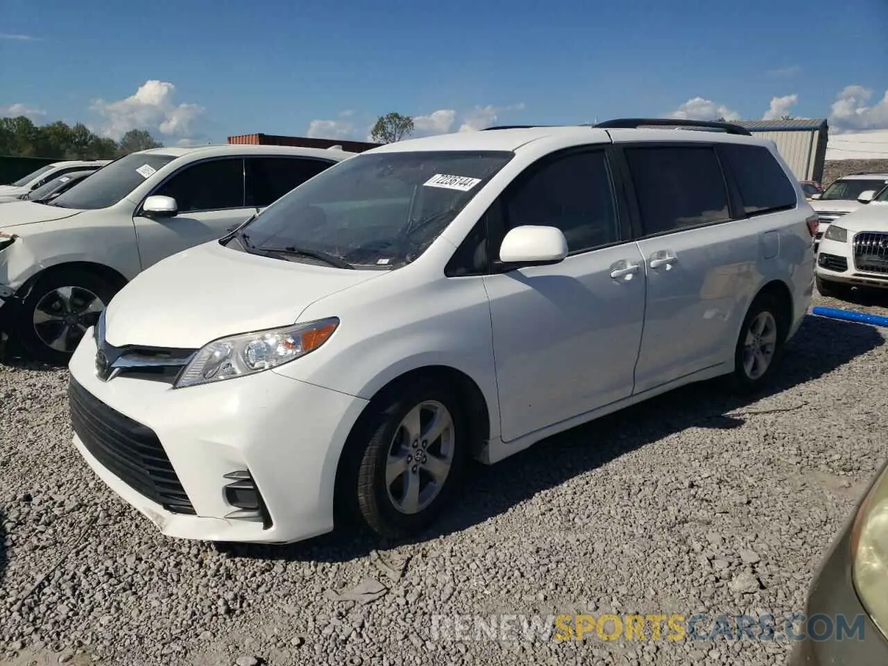 1 Photograph of a damaged car 5TDKZ3DC7LS070973 TOYOTA All Models 2020
