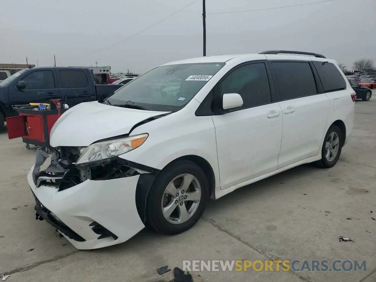1 Photograph of a damaged car 5TDKZ3DC7LS081892 TOYOTA All Models 2020