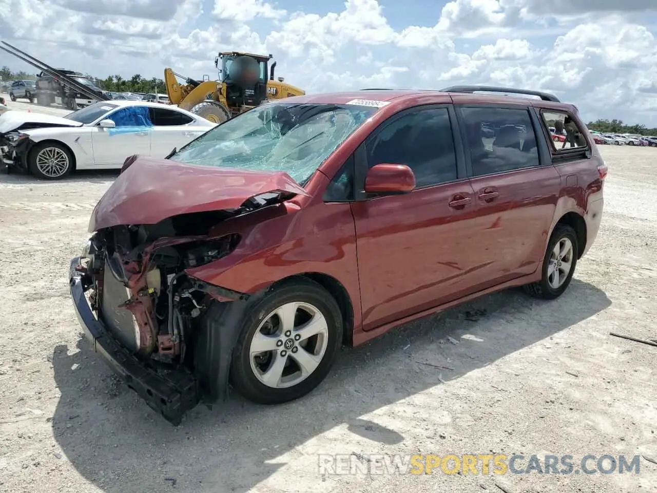 1 Photograph of a damaged car 5TDKZ3DC8LS054992 TOYOTA All Models 2020