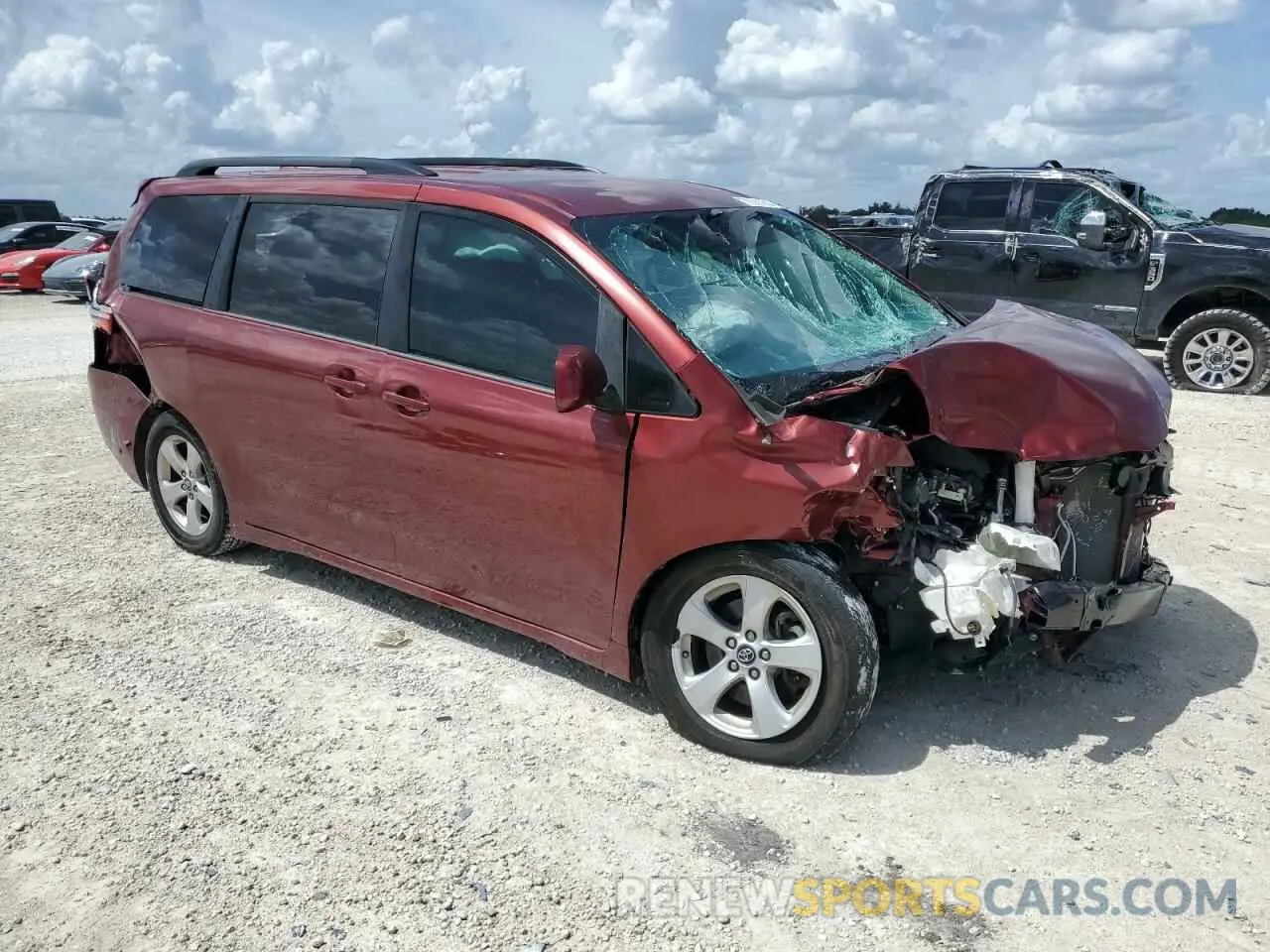4 Photograph of a damaged car 5TDKZ3DC8LS054992 TOYOTA All Models 2020