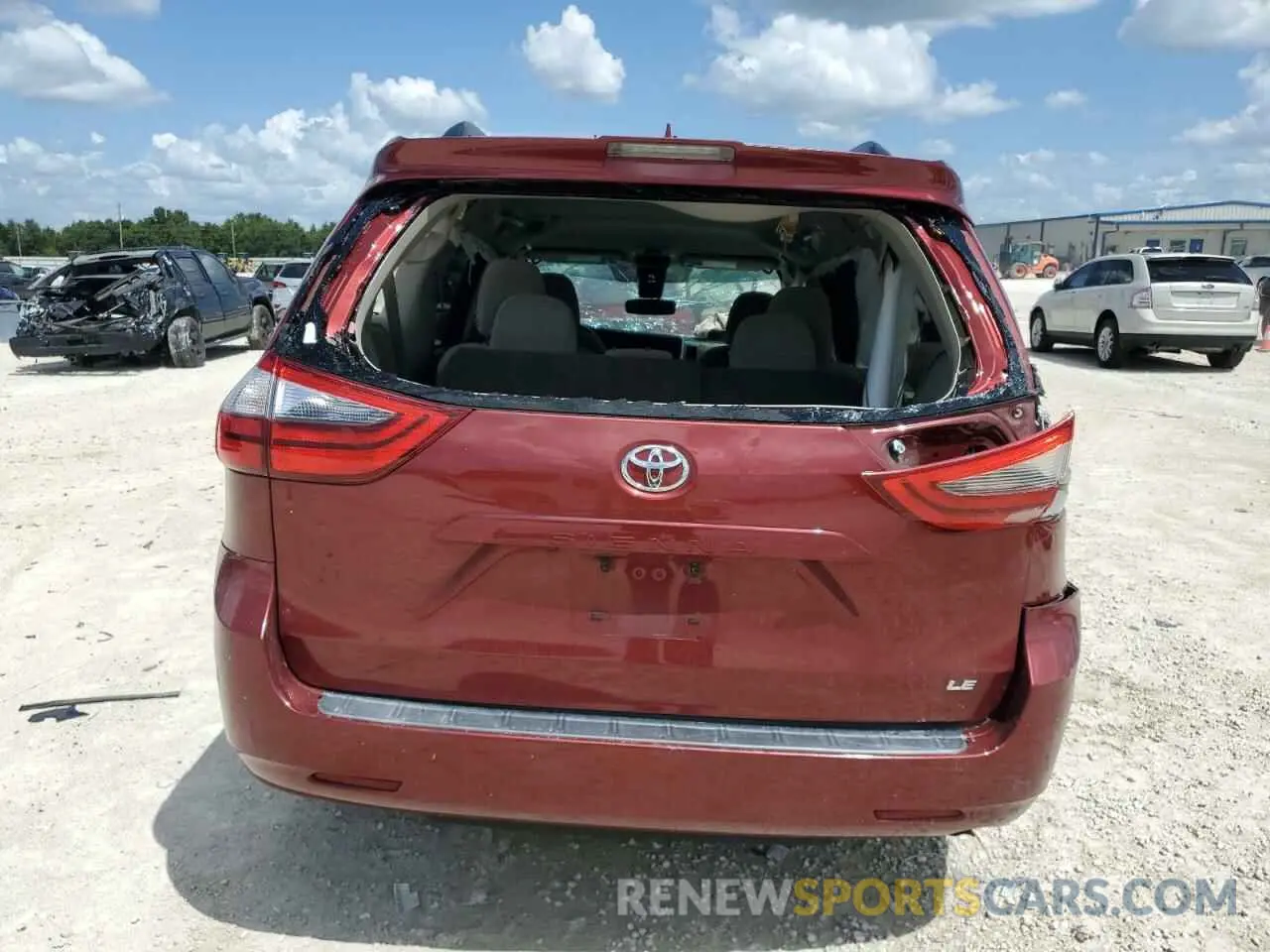6 Photograph of a damaged car 5TDKZ3DC8LS054992 TOYOTA All Models 2020