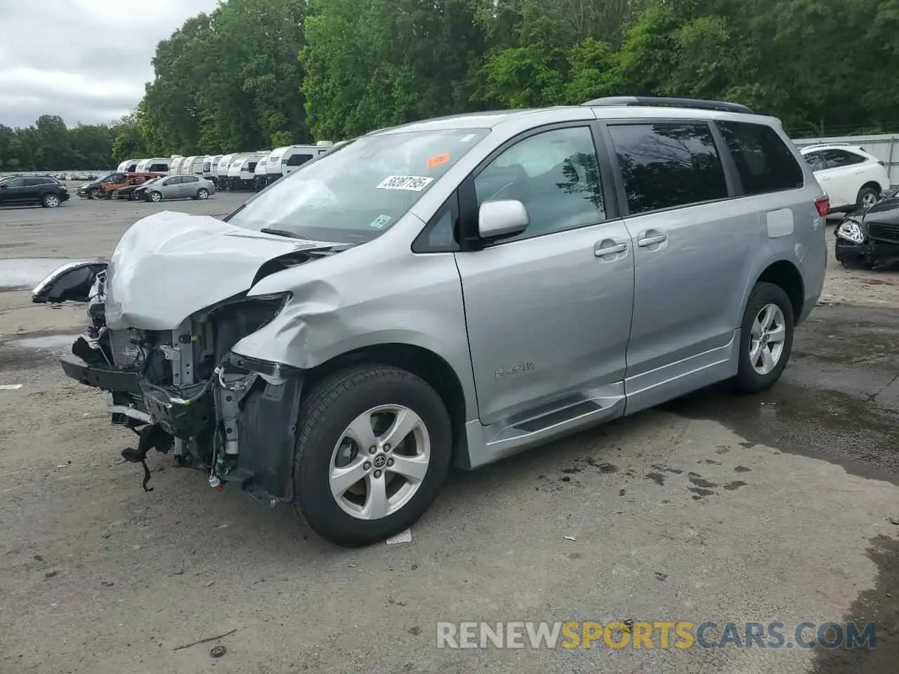 1 Photograph of a damaged car 5TDKZ3DC8LS068472 TOYOTA All Models 2020