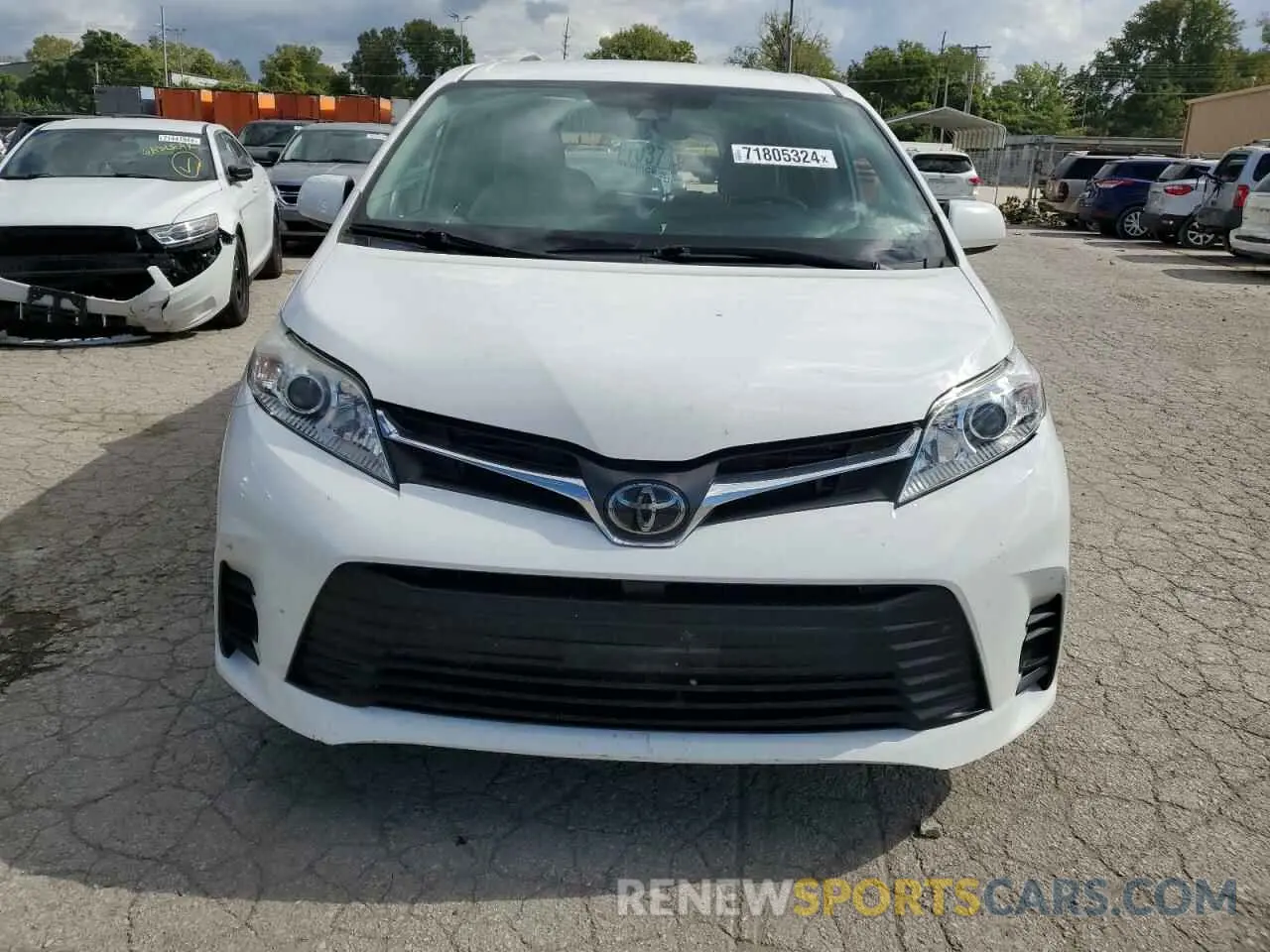 5 Photograph of a damaged car 5TDKZ3DCXLS043170 TOYOTA All Models 2020