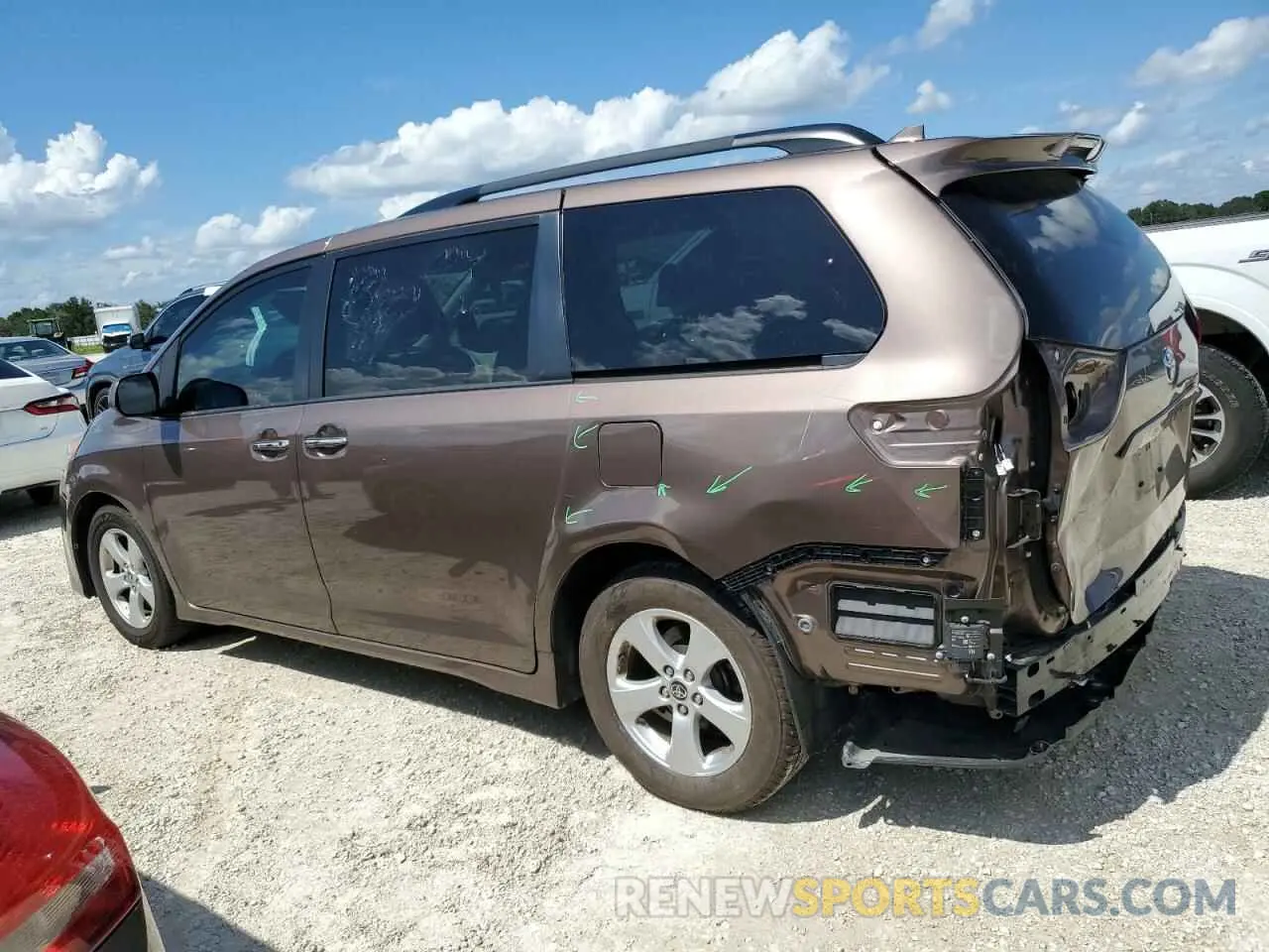 2 Photograph of a damaged car 5TDKZ3DCXLS075181 TOYOTA All Models 2020