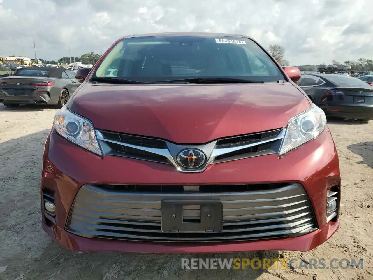 5 Photograph of a damaged car 5TDYZ3DC1LS024792 TOYOTA All Models 2020