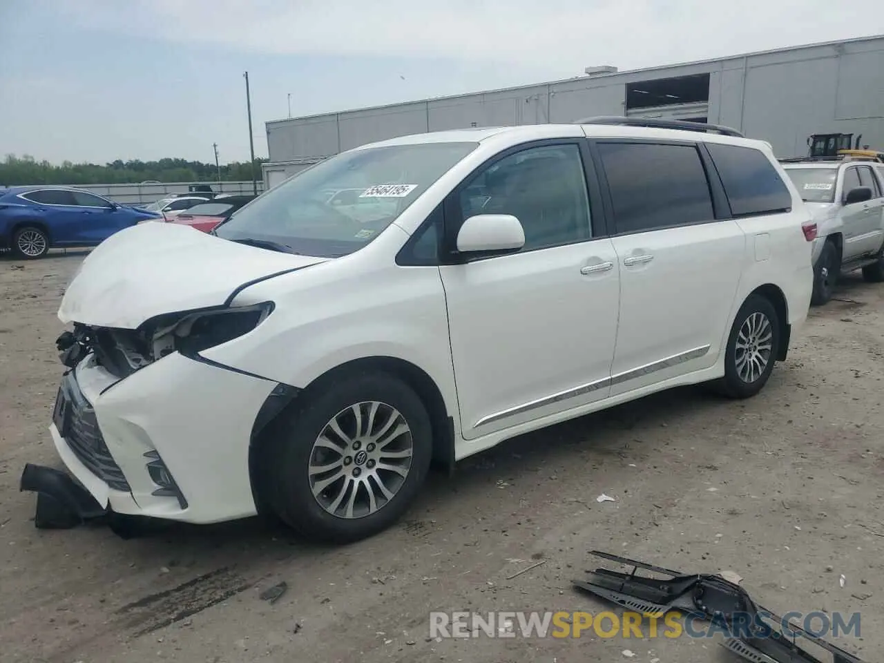 1 Photograph of a damaged car 5TDYZ3DC8LS054694 TOYOTA All Models 2020