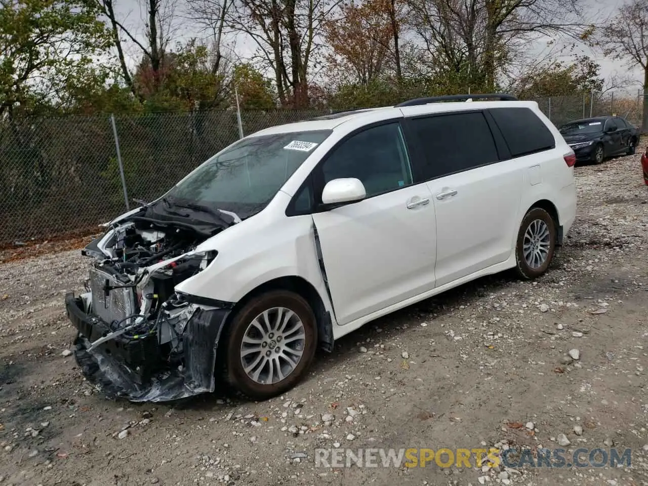 1 Photograph of a damaged car 5TDYZ3DCXLS084098 TOYOTA All Models 2020