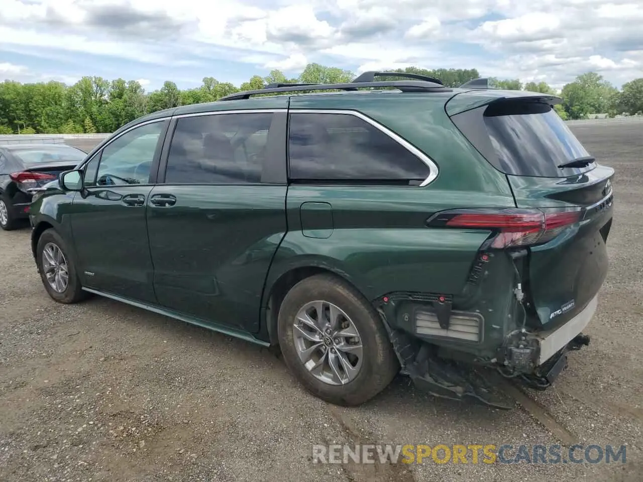 2 Photograph of a damaged car 5TDBSKFC4MS027897 TOYOTA All Models 2021