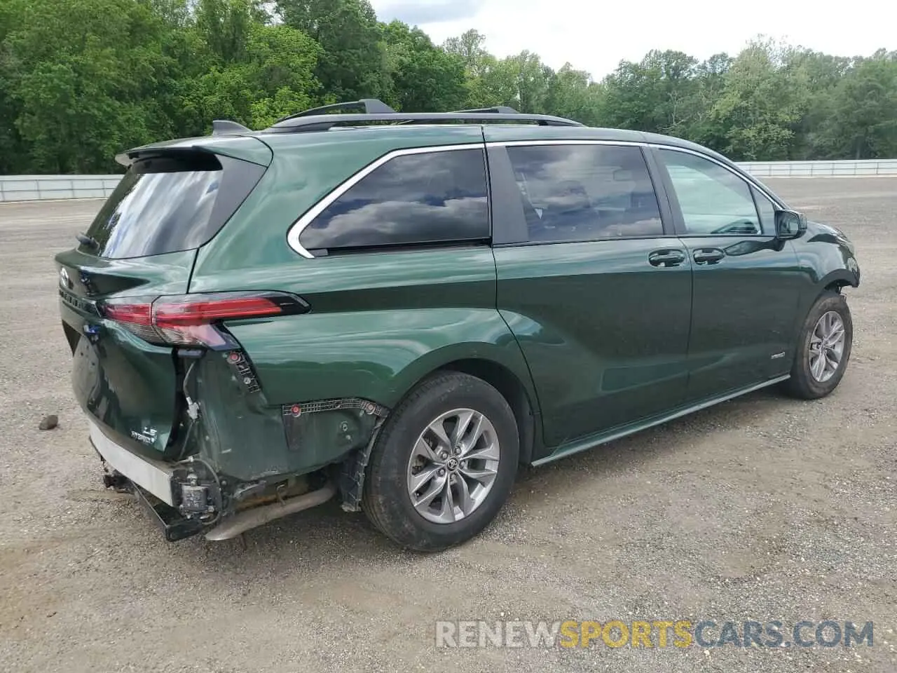 3 Photograph of a damaged car 5TDBSKFC4MS027897 TOYOTA All Models 2021
