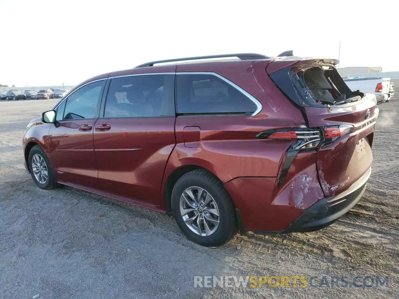 2 Photograph of a damaged car 5TDBSKFC5MS010722 TOYOTA All Models 2021