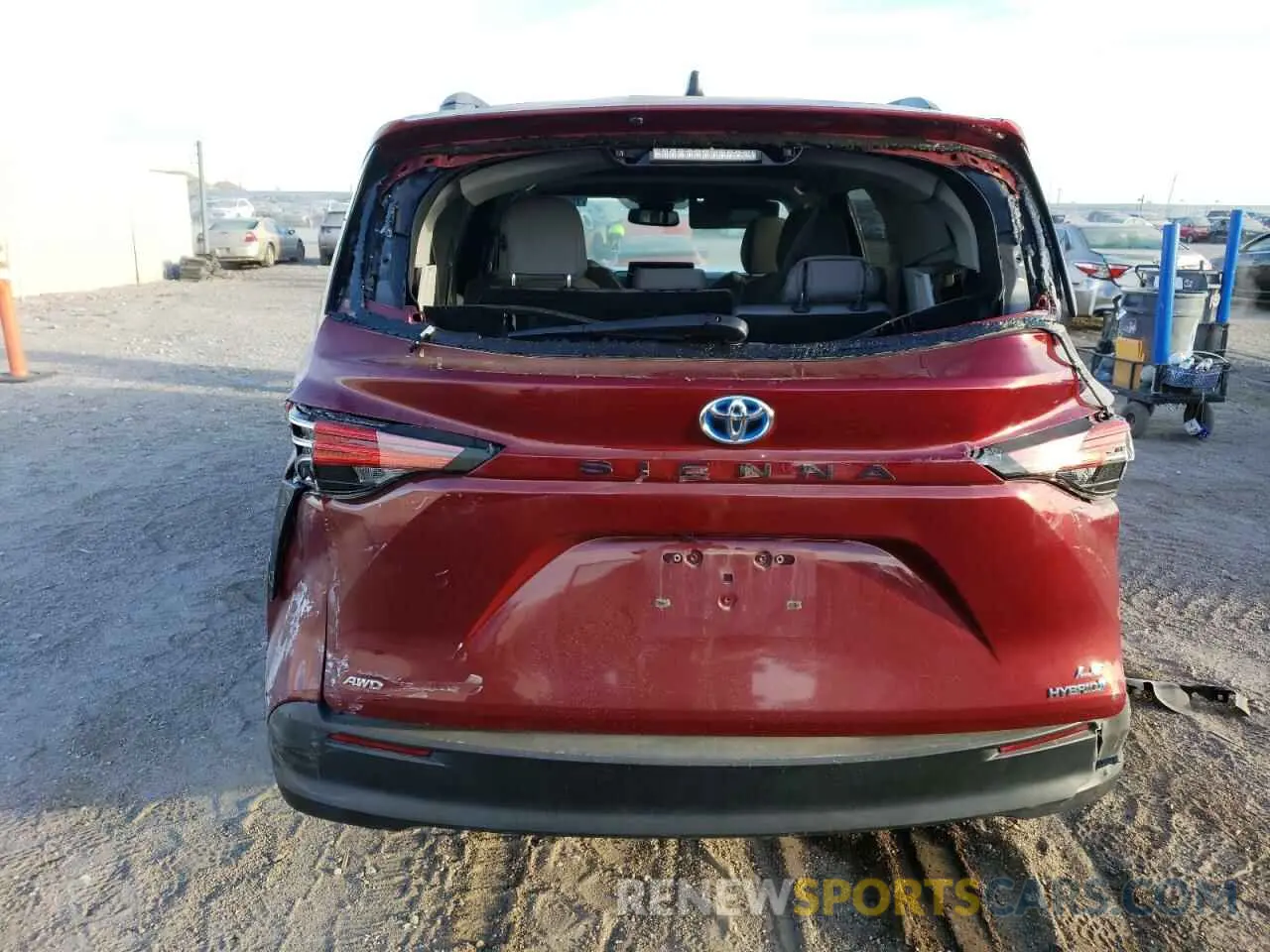 6 Photograph of a damaged car 5TDBSKFC5MS010722 TOYOTA All Models 2021