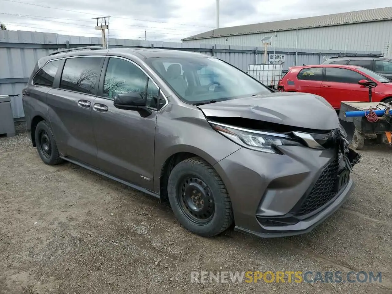 4 Photograph of a damaged car 5TDGRKEC4MS044640 TOYOTA All Models 2021