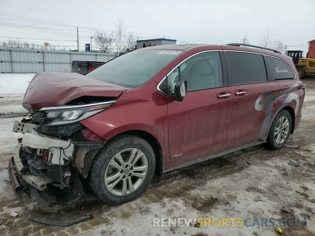 1 Photograph of a damaged car 5TDGSKFC1MS016619 TOYOTA All Models 2021