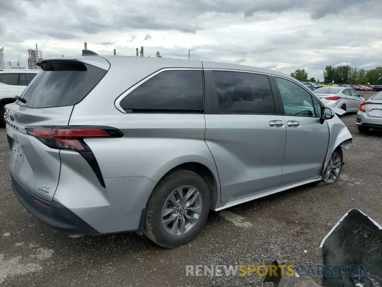 3 Photograph of a damaged car 5TDGSKFC6MS027079 TOYOTA All Models 2021