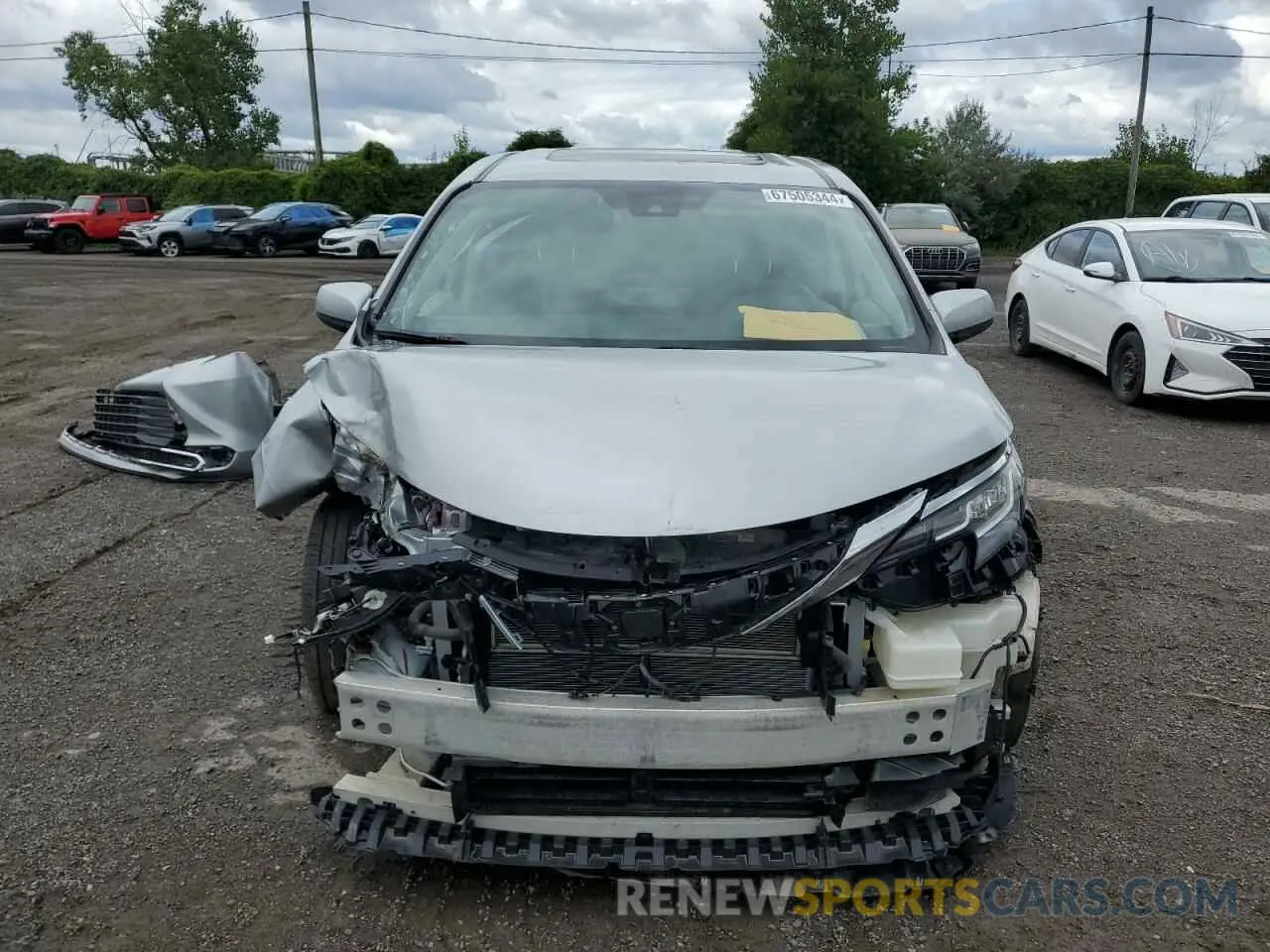 5 Photograph of a damaged car 5TDGSKFC6MS027079 TOYOTA All Models 2021
