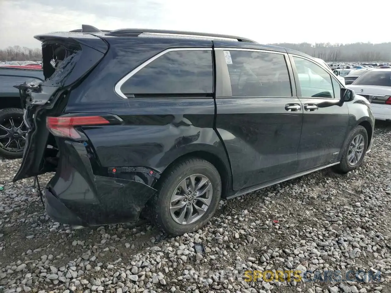 3 Photograph of a damaged car 5TDJRKEC0MS012239 TOYOTA All Models 2021