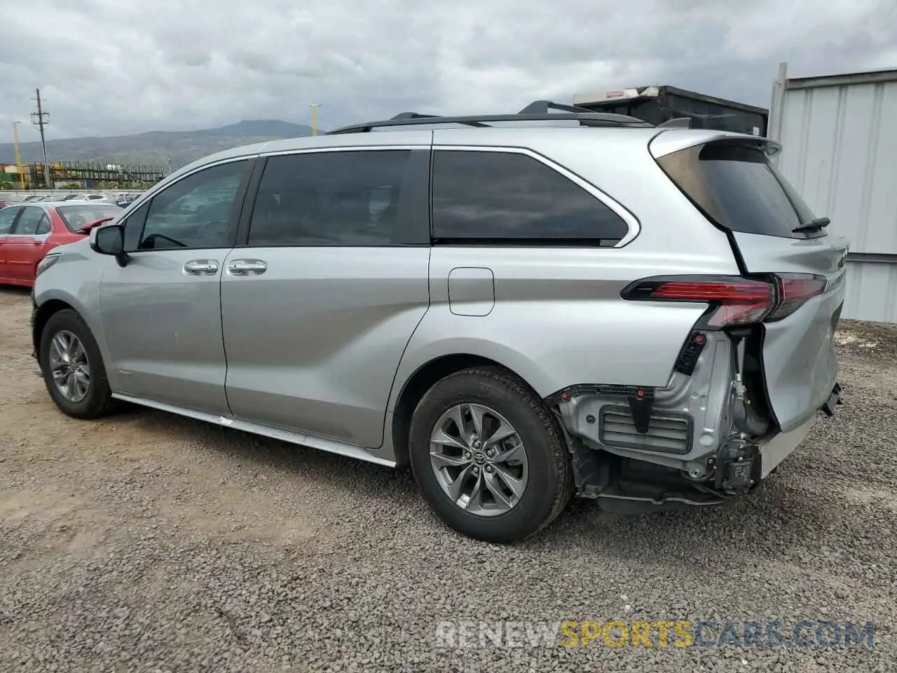 2 Photograph of a damaged car 5TDJRKEC4MS003091 TOYOTA All Models 2021