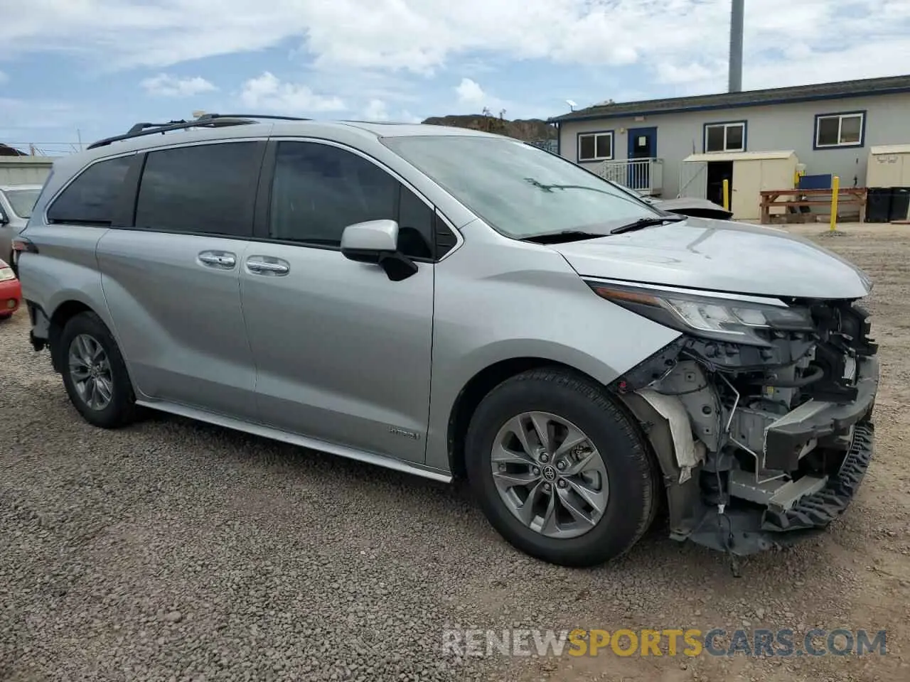 4 Photograph of a damaged car 5TDJRKEC4MS003091 TOYOTA All Models 2021