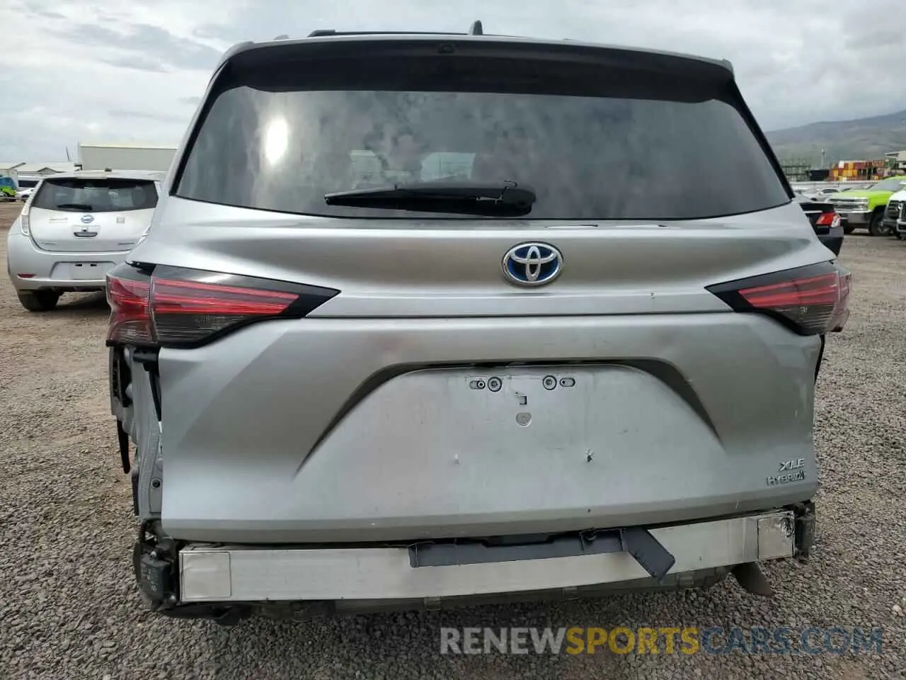 6 Photograph of a damaged car 5TDJRKEC4MS003091 TOYOTA All Models 2021
