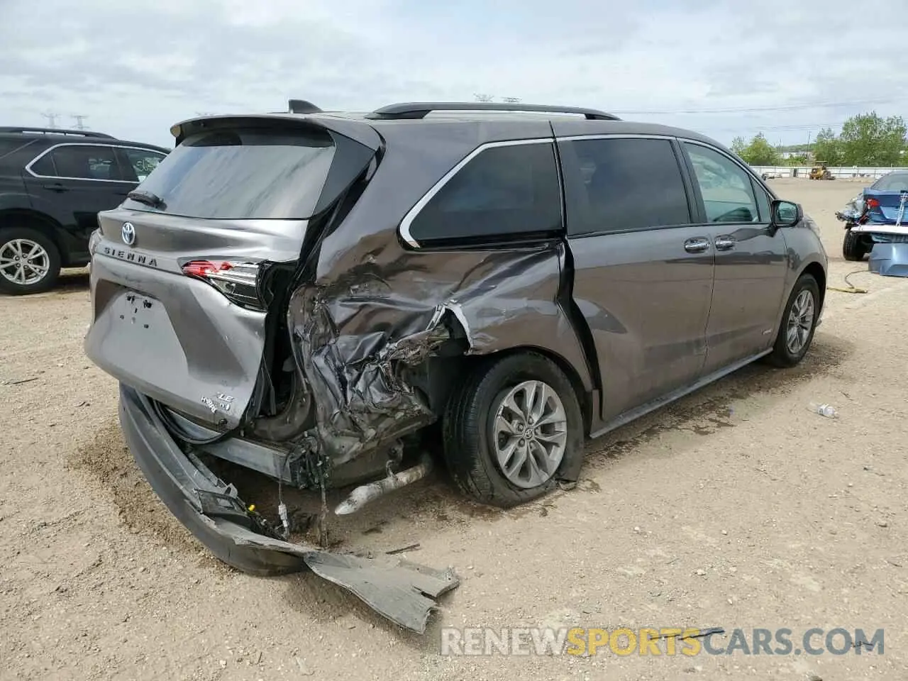 3 Photograph of a damaged car 5TDJSKFC0MS033577 TOYOTA All Models 2021
