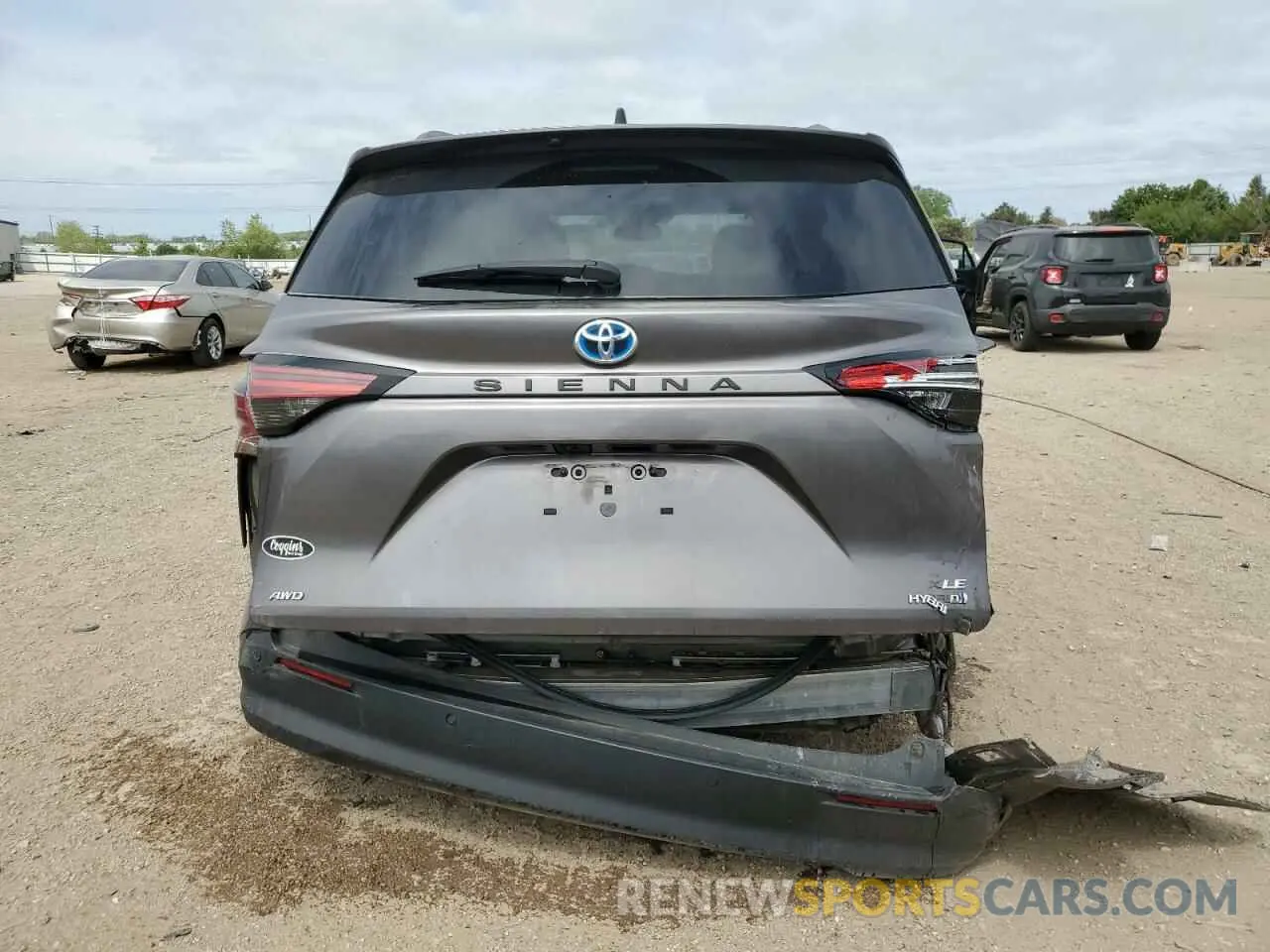 6 Photograph of a damaged car 5TDJSKFC0MS033577 TOYOTA All Models 2021