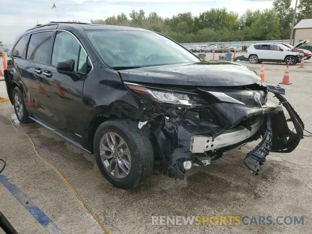 4 Photograph of a damaged car 5TDJSKFC2MS011841 TOYOTA All Models 2021