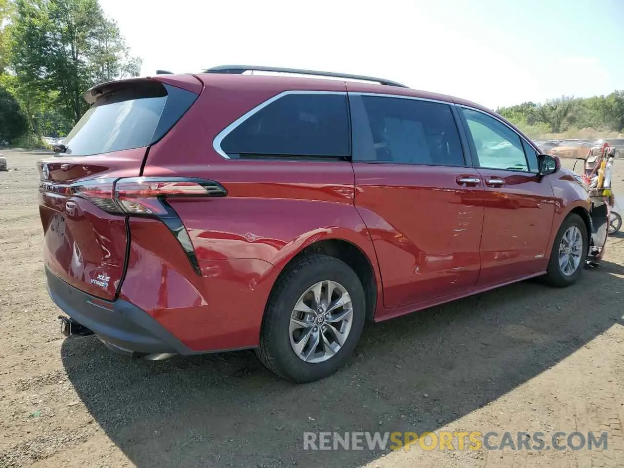 3 Photograph of a damaged car 5TDJSKFC8MS003405 TOYOTA All Models 2021