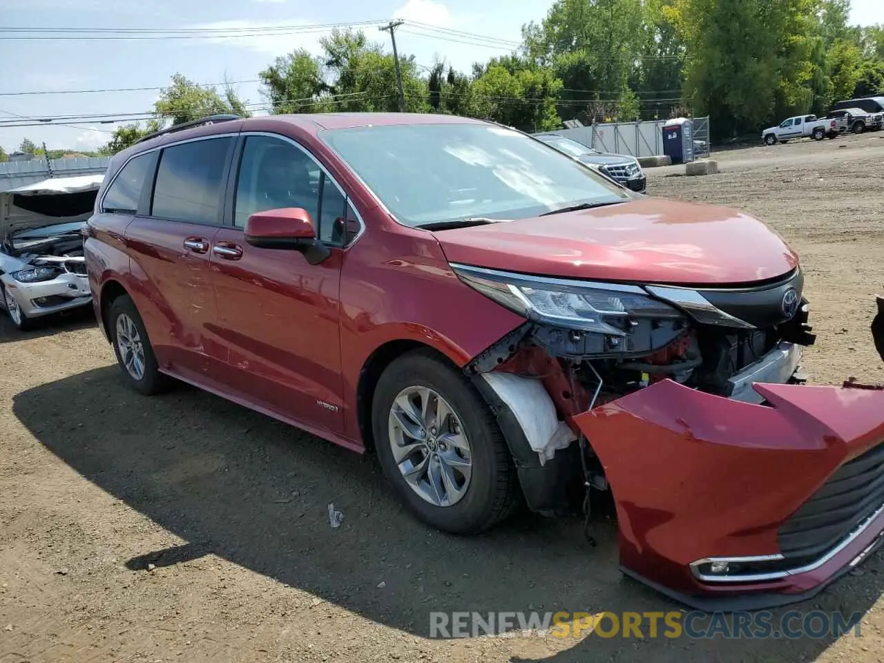 4 Photograph of a damaged car 5TDJSKFC8MS003405 TOYOTA All Models 2021