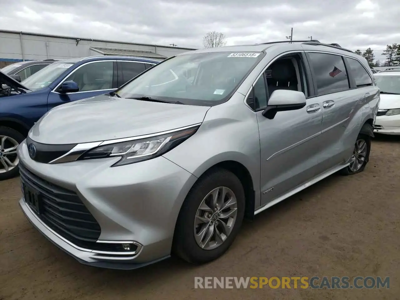 1 Photograph of a damaged car 5TDJSKFCXMS029634 TOYOTA All Models 2021