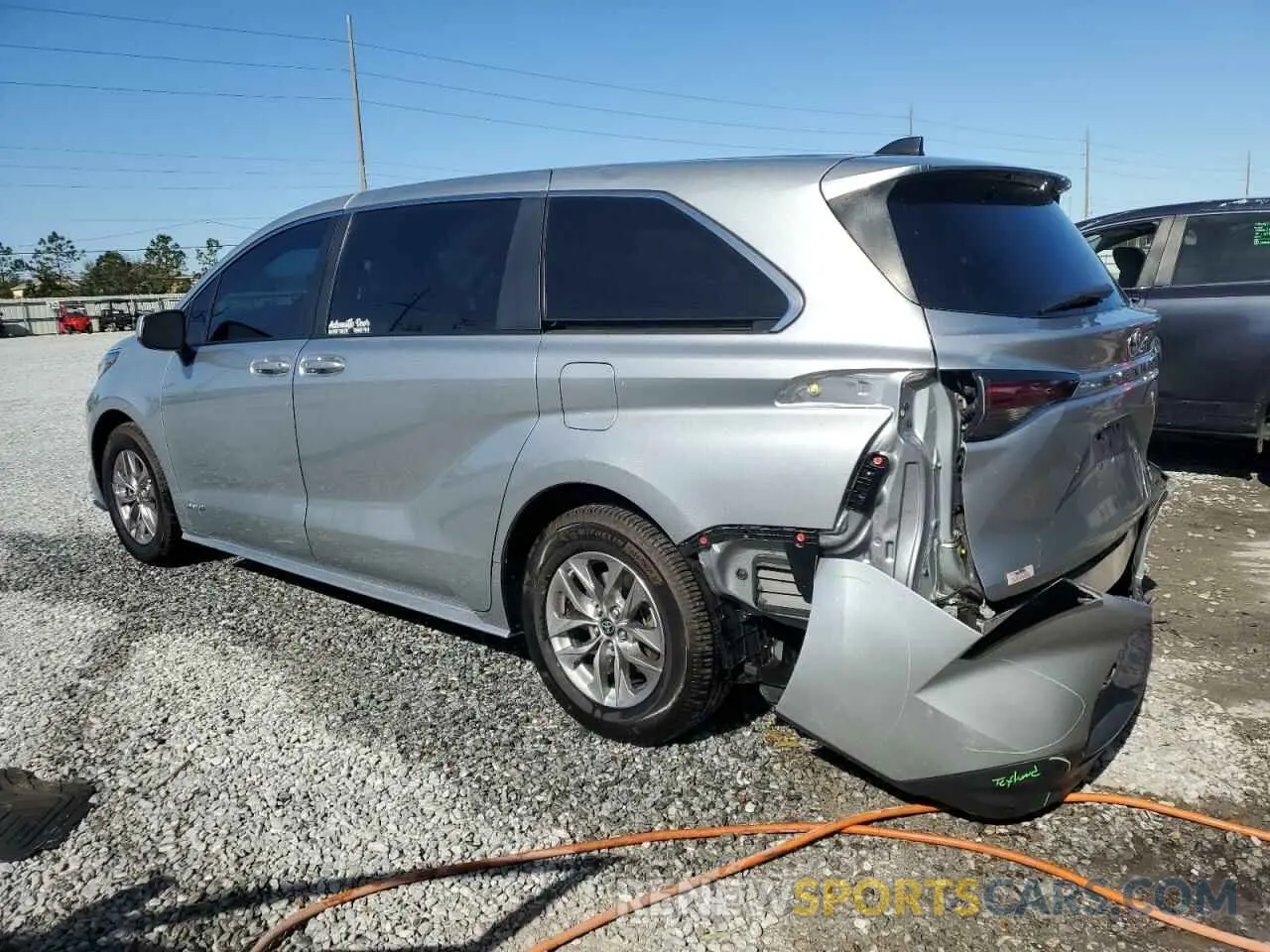 2 Photograph of a damaged car 5TDKRKEC1MS017289 TOYOTA All Models 2021