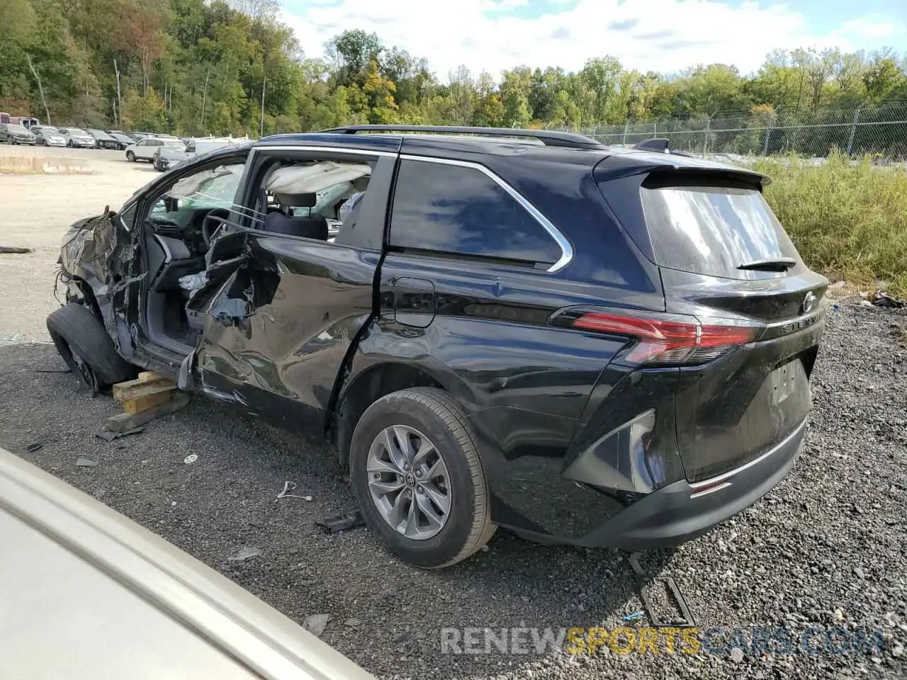 2 Photograph of a damaged car 5TDKRKEC1MS061227 TOYOTA All Models 2021