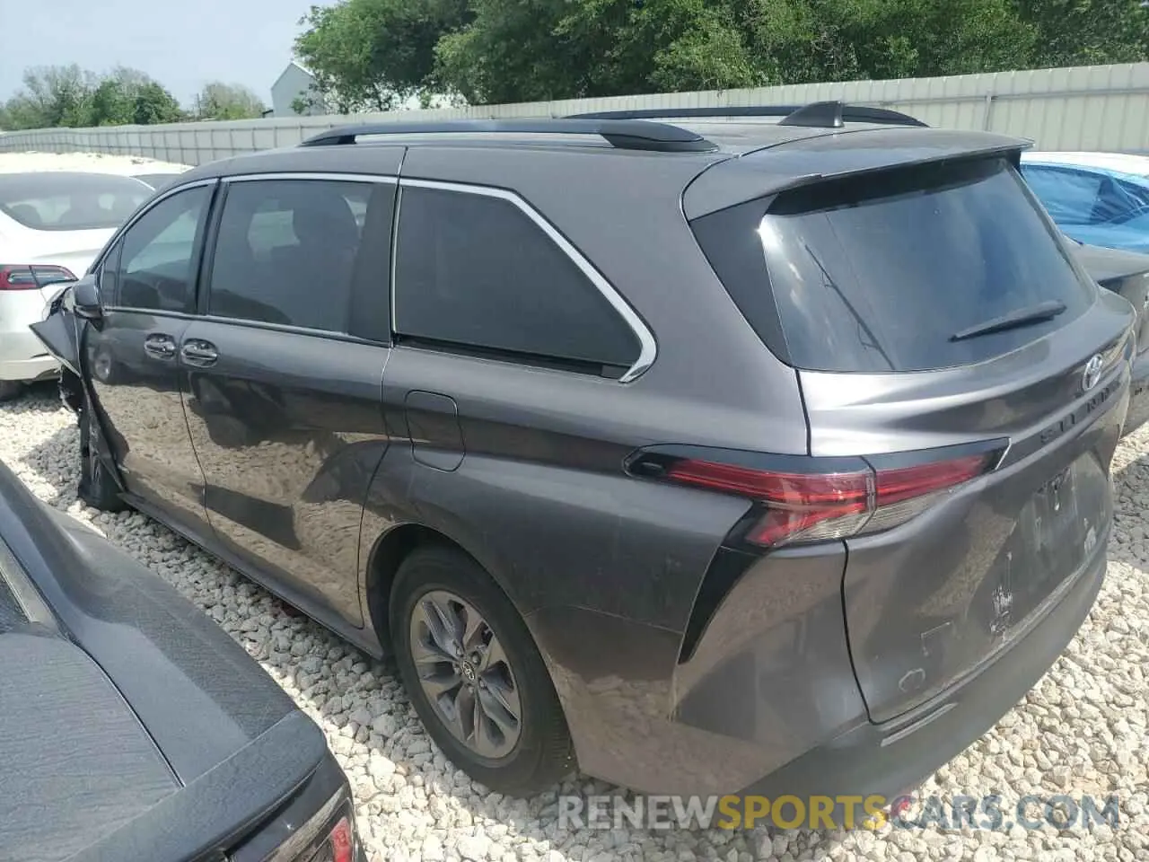 2 Photograph of a damaged car 5TDKRKEC3MS006469 TOYOTA All Models 2021