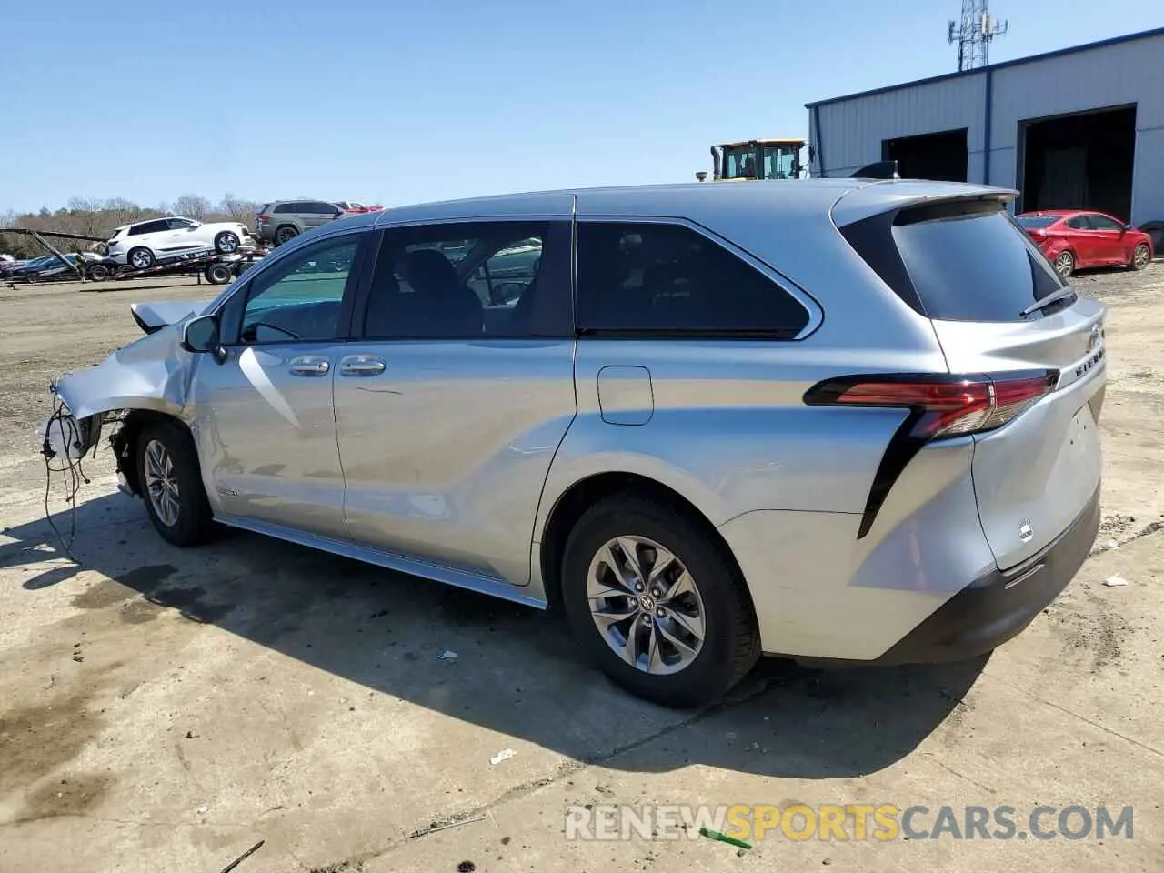 2 Photograph of a damaged car 5TDKRKEC3MS023188 TOYOTA All Models 2021