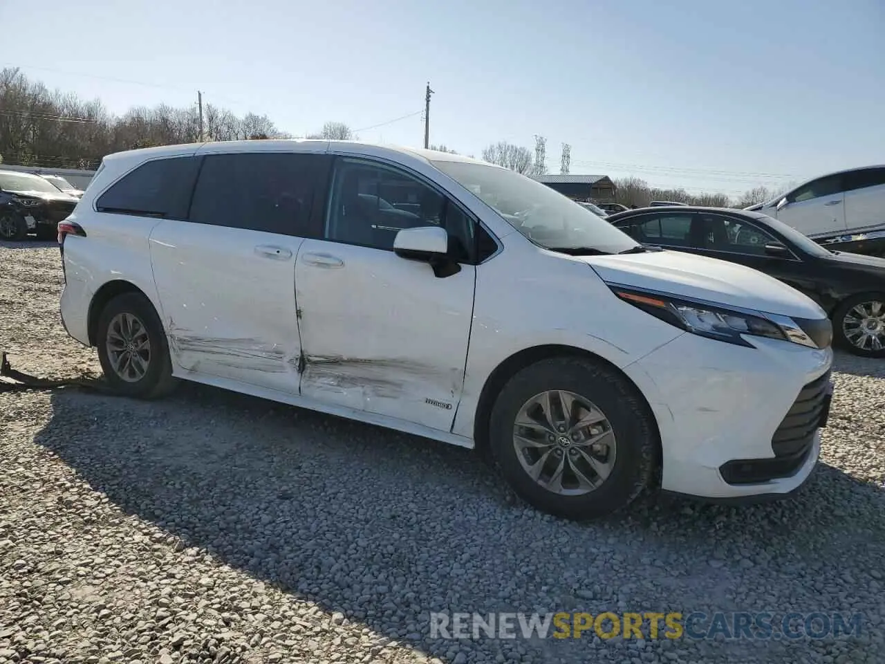 4 Photograph of a damaged car 5TDKRKEC3MS046468 TOYOTA All Models 2021