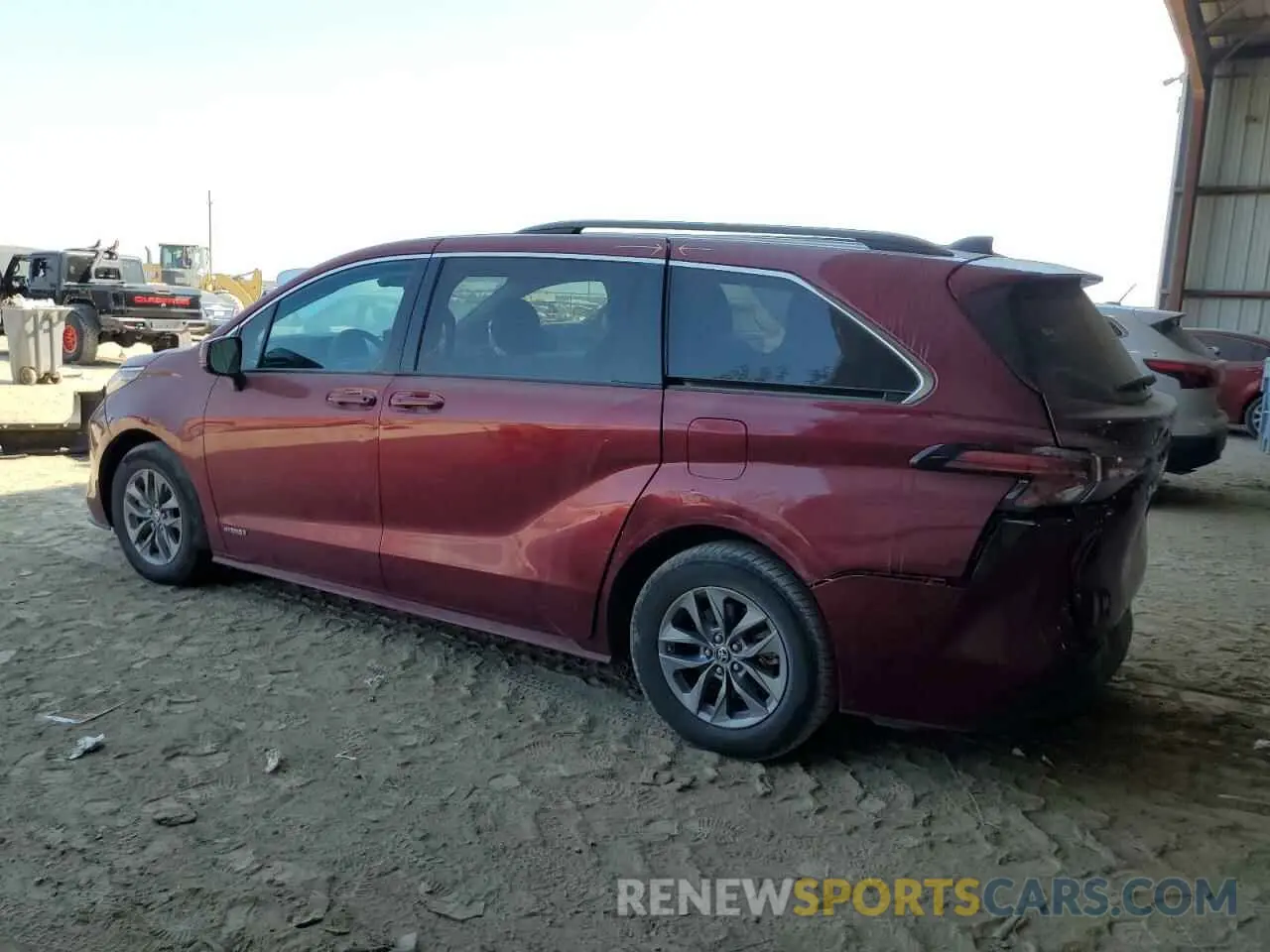 2 Photograph of a damaged car 5TDKRKEC3MS051072 TOYOTA All Models 2021