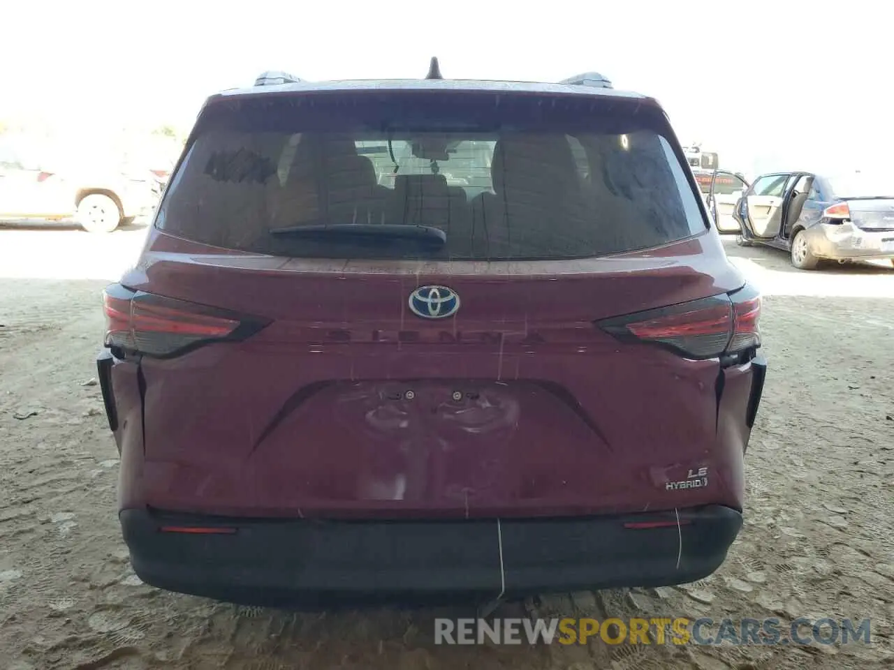6 Photograph of a damaged car 5TDKRKEC3MS051072 TOYOTA All Models 2021